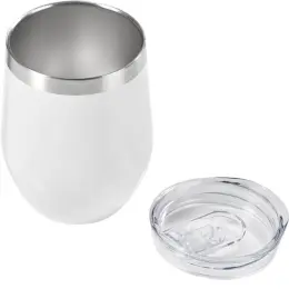 Serendipio Sheridan Stainless Steel Vacuum Tumbler White Without Lid